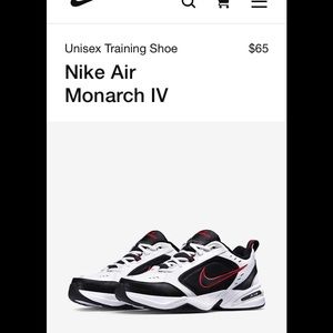 Nike Air Monarch IV unisex sneakers